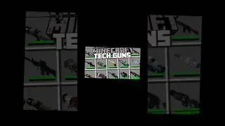 Tech Guns. Instalaci&oacute;n en el v&iacute;deo relacionado #minecraft #minecraftpemods #viral #mods #minecraftpe