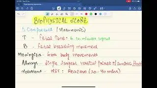 Biophysical score components(mneumonic) /obstetrics/final year mbbs subject /Neet PG#mbbs #neetpg 