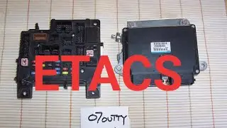 ETACS Location of Mitsubishi Lancer EX Model. Unlimited Info.