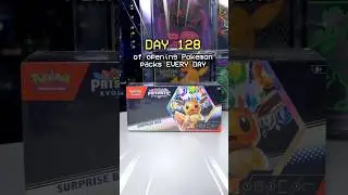 Day 128: This box was AMAZING! Prismatic Evolutions Surprise Box Opening 🔥 #pokemonshorts
