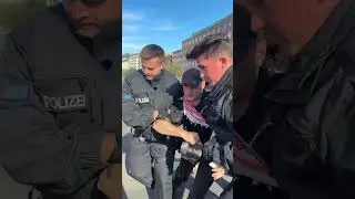 Berlin Police Drag Away Man for Raising Voice in Support of Palestine