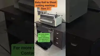 Non Woven Roll To Sheet Cutting Machine Baby size