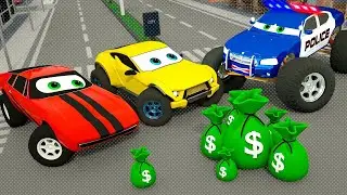 Police car Songs  City Hero + Nursery Rhymes