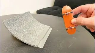 BEST FINGERBOARD QUARTER PIPE EVER.