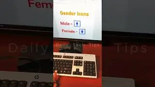Gender Symbol in MS Word Shortcut, Gender Icons, Male & Female 🚻 #excel #computer #mswordtips