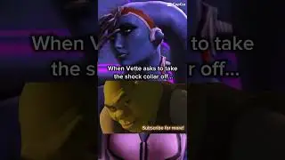 SWTOR Vette&rsquo;s Shock Collar be like&hellip; #swtor #swtormemes #starwarsmemes #theoldrepublic #gamingmemes