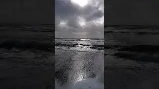 Olas en la playa de Isla Cristina Andaluc&iacute;a Espa&ntilde;a