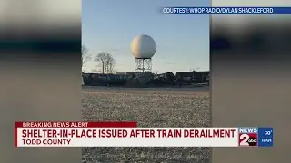Shelter-in-place order issued after train derailment in Kentucky