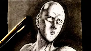 How To Draw Saitama From One Punch Man [Tutorial] #manga  #anime #onepunchman  #drawing #art #artist