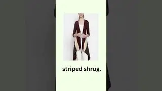 TYPES OF shrugs  WITH THEIR NAMES #fashion #shrugs #clothing #wear #shorts #viral
