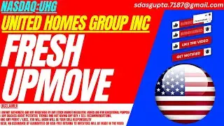 FRESH UPMOVE : UHG STOCK ANALYSIS | UNITED HOMES GROUP INC STOCK