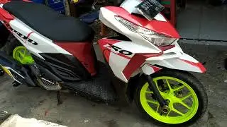 Modifikasi cutting sticker vario 150