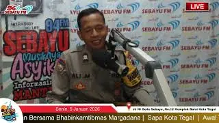 Awal Tahun Aman Bersama Bhabinkamtibmas Margadana |  Sapa Kota Tegal