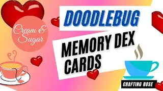 Doodlebug Design Memory Dex Cards featuring the Cream and Sugar Collection