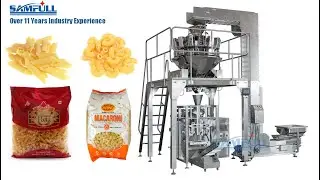 Macaroni Pasta Packing Machine Weighing Filling Packaging Machine Facotry