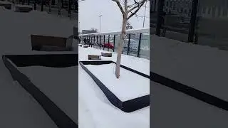 Inverno na Esta&ccedil;&atilde;o de Trem de Lviv, Ucr&acirc;nia 🇺🇦 | Neve e Arquitetura