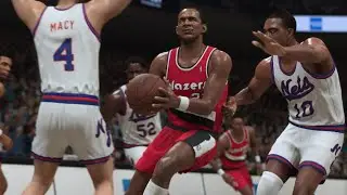 NBA84 Nov New Jersey Nets at Portland Trail Blazers