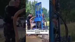 22HP drilling rig, maximum depth 120 meters, maximum drilling diameter 240 mm