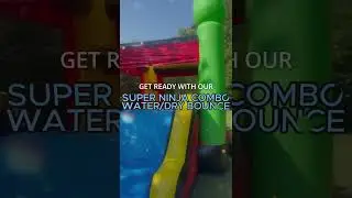 Super Ninja Combo Water/Dry Bounce | Backyard Bounce KY | Bounce House Rentals Lexington Kentucky