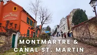 A Random Day in Paris - Montmartre and Canal St. Martin Neighborhoods, France 🇫🇷