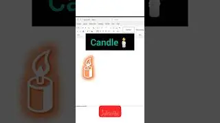 candle🕯 symbol in ms word💻#foryoutrick #foryou @YouTube