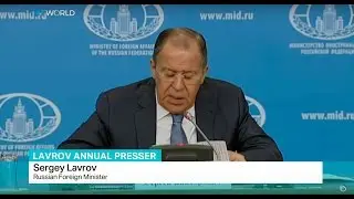 Lavrov Briefing: Russian FM: US tried to recruit our diplomats