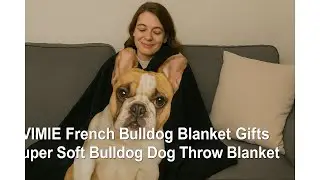 🐾 VIMIE French Bulldog Blanket Gifts Super Soft Bulldog Dog Throw Blanket Review 🐶