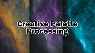 Обработка изображений астрофотографии в Creative Palette с помощью Adobe Photoshop