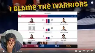 3 Game Losing Streak! Thanks Warriors! Cleveland Cavaliers vs Utah Jazz Full Game Highlights