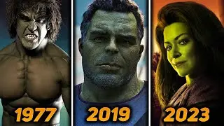 EVOLUTION of HULK in Movies (1977-2023)