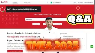 Q&A #3 | TNEA - 2025 | TNEA College and Branch Predictor |  Unbiased Admission Assistance | #Q&A's