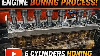 BS4 Engine Boring & Honing Process #automobile 