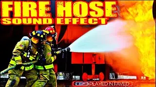 Fire Hose Sound Effect / Fire Hose Spray Sounds / Fireman Hose Spraying Water / No Copyright
