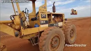 MAIS DETALHES DA 120B / FEITICEIRA / Motoniveladora caterpillar grader niveleuse patrola operador 