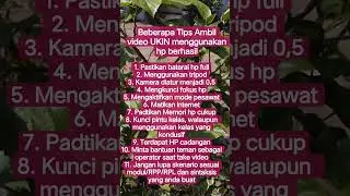 Tips Pengambilan Video UKIN Berhasil Menggunakan HP #ppgbk2025 #ppgtertentu2025 #ppgdaljab2025