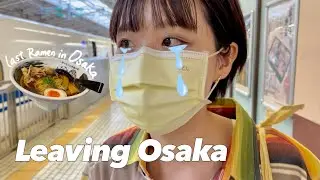 Moving from Osaka to Tokyo vlog🚅 eating tasty ramen one last time, a walk around our neighborhood