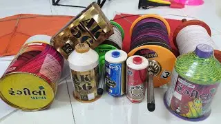 Best Manjha To cut Others Kite 🤯2022 Ak56 Gold Barely Panda Best kites and Manjha stash 2022