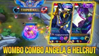PERTAMA KALINYA MABAR SAMA ARIA MUHAMMADD, WOMBO COMBO ANGGELA DAN HELCRUT - MOBILE LEGENDS