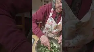 Pork Chops with Spinach, Feta and Pine Nuts