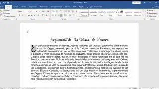 C&Oacute;MO HACER UNA LETRA CAPITAL EN WORD // Tutorial corto