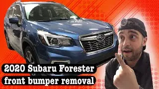 2020 Subaru Forester front bumper removal