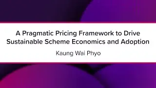 A Pragmatic Pricing Framework to Drive Sustainable Scheme Economics and Adoption