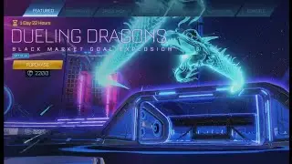 DUELING DRAGONS Black Market Goal Explosion in Rocket League Item Shop