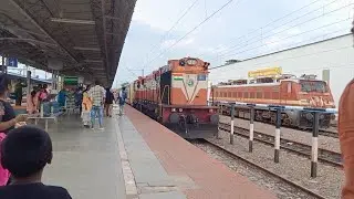 Longest Running Diesel Train in SR | 06035 Ernakulam Velankanni SPL Express Arriving Kollam JN