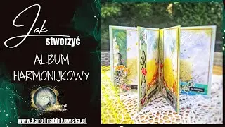 Album harmonijkowy z jednego arkusza &ndash; Tyna pokazuje jak ozdobić gotową bazę!