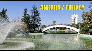 ANKARA - Turkey 🇹🇷  Walking Tour in Ulus Ankara / Youth Park / Gen&ccedil;lik Parkı 2022