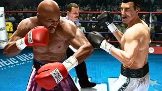 Rocky Marciano vs Evander Holyfield FULL FIGHT | Fight Night Champion AI Simulation Gameplay