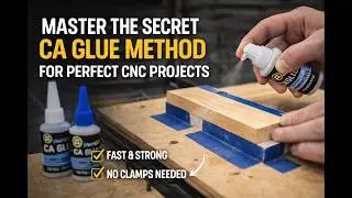 Master The Secret CA Glue Method For Perfect CNC Projects