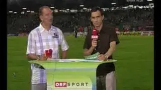 Herbert Prohaska sagt live im TV :