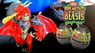 BREAKOUT BEASTS Mega Construx Mattel - Opening Blind Packs Of Breakout Beasts
